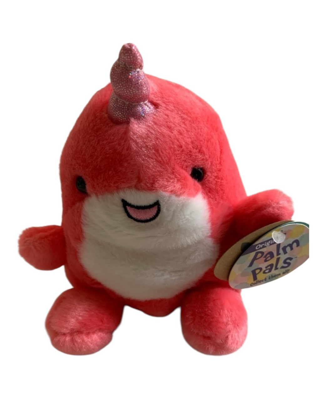 Palm Pals Nia Narwhal Stuffie Plush Stuffed Animal New With Tag Aquatic